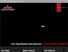 Tablet Screenshot of galaxysedan.com